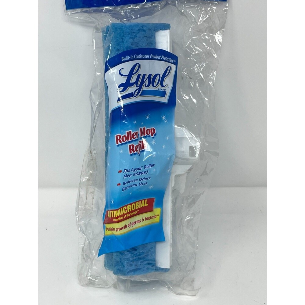 Lysol Sponge Roller Mop Antimicrobial Replacement Refill 8.5" Fits 57057  58057